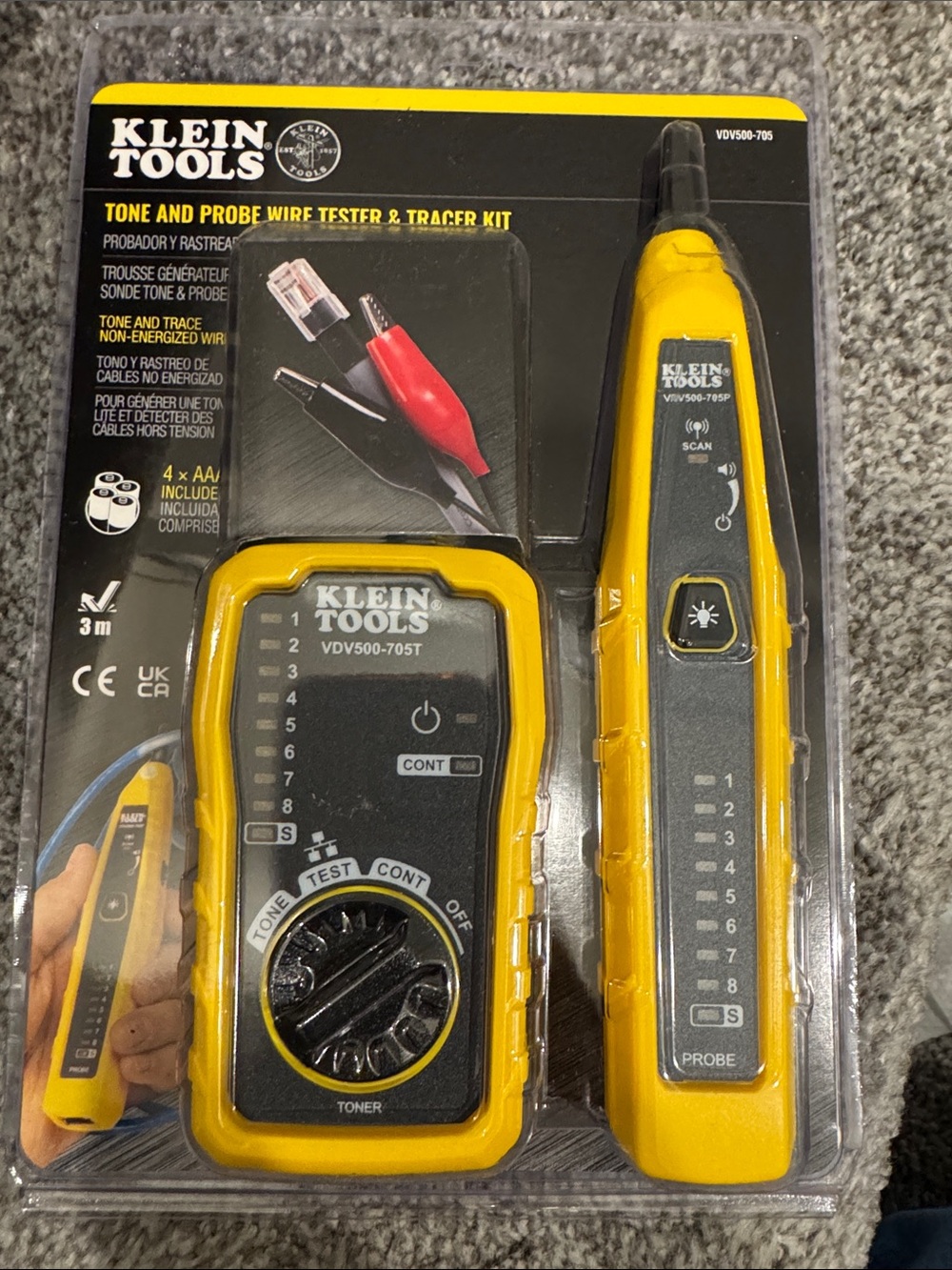 Klein tools tone and probe wire tester and tracer kit